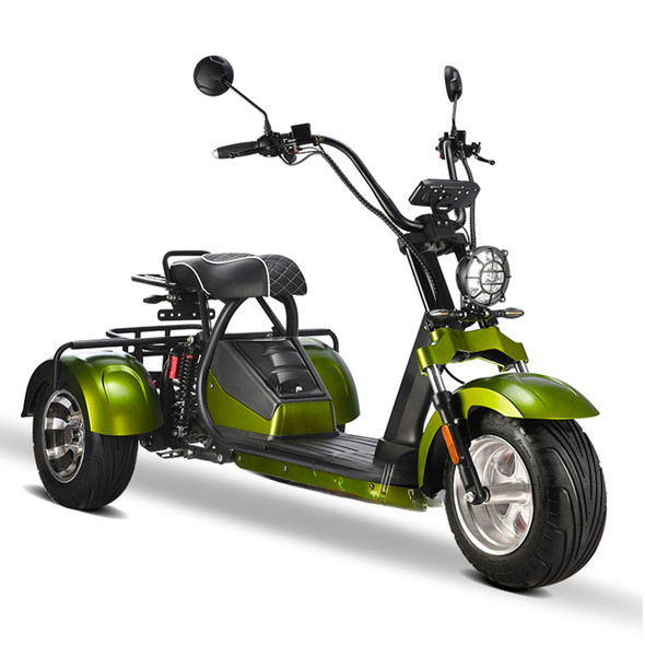 motorcycle electric citycoco 3000w 3 wheel electric scooter 2000w 60v 20ah battery eec motorcycle electric tricycle