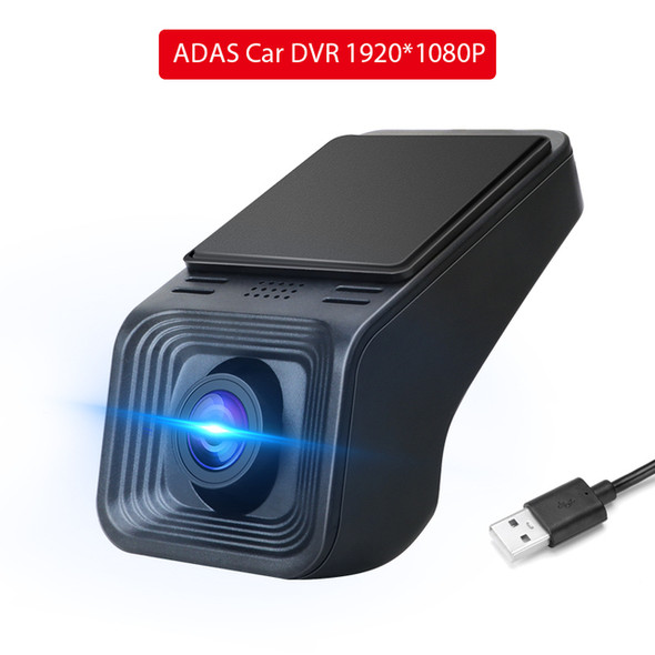Develuck 2K Full HD USB ADAS Car DVR Dash Camera For Car DVD Auto Audio Voice Alarm Video Recorder&Android Multimedia Player