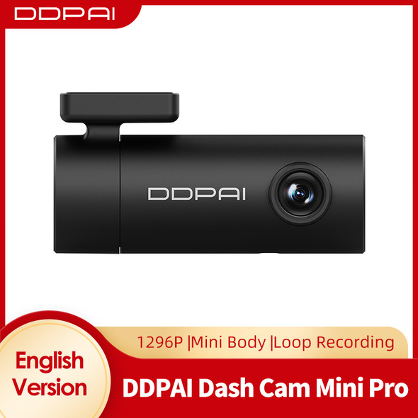 DDPAI WiFi Car DVR Mini Pro HD Night Vision 1296P Dash Cam Recorder