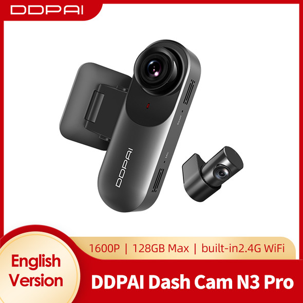 DDPAI Mola N3 Pro Dash Camera Driving Vehicle Cam Wifi Smart Connect Car Recorder 1600P HD