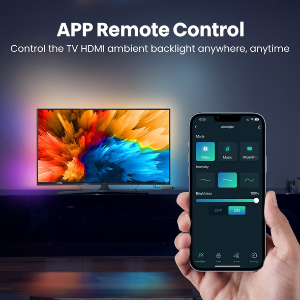 AVATTO Ambient TV PC Backlight Led Strip Light,Tuya WiFi HDMI Device AVATTO Ambient TV PC Backlight Led Strip Light,Tuya WiFi HDMI Device