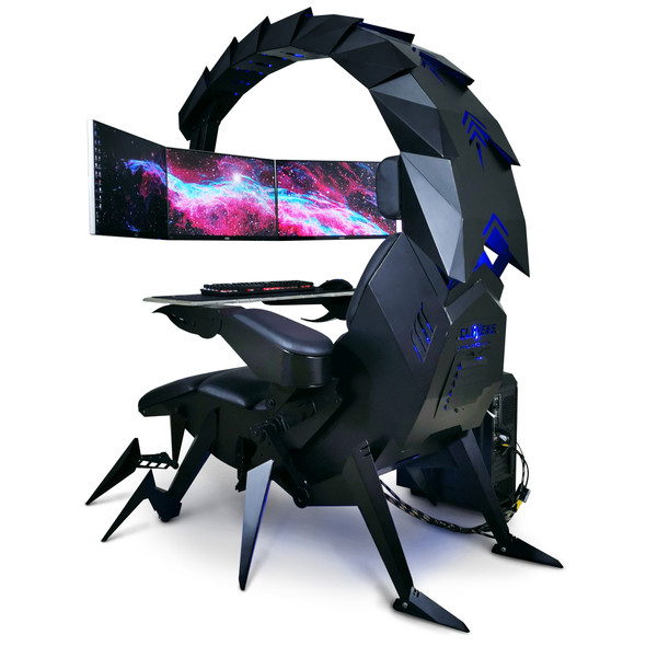 Hot Selling Zero Gravity Cluvens Scorpion Pc Gaming Cockpit Fully