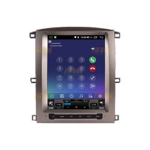 For Lexus LX470/Toyota Land Cruiser LC100 2002-2007All In One Car Tesla Screen Audio Intelligent System Radio 2Din Video Players