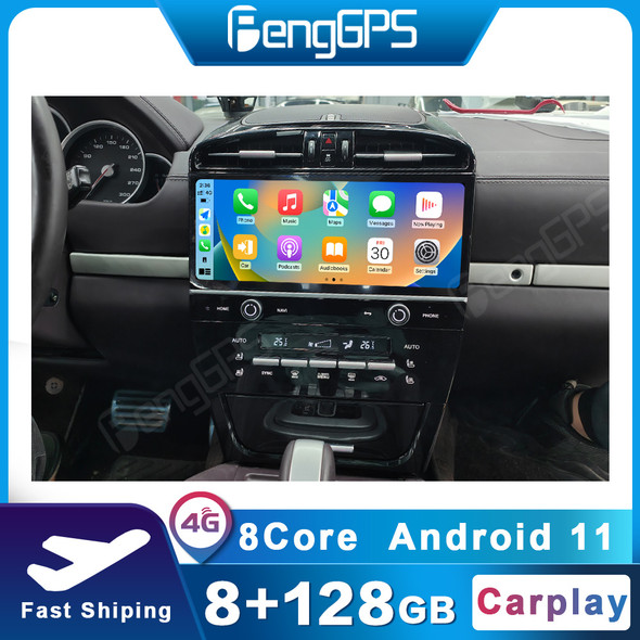 For Porsche Cayenne 2003-2008 Android 11 Intelligent System Car Radio Navigation GPS Multimedia Player Carplay Auto Stereo WIFI