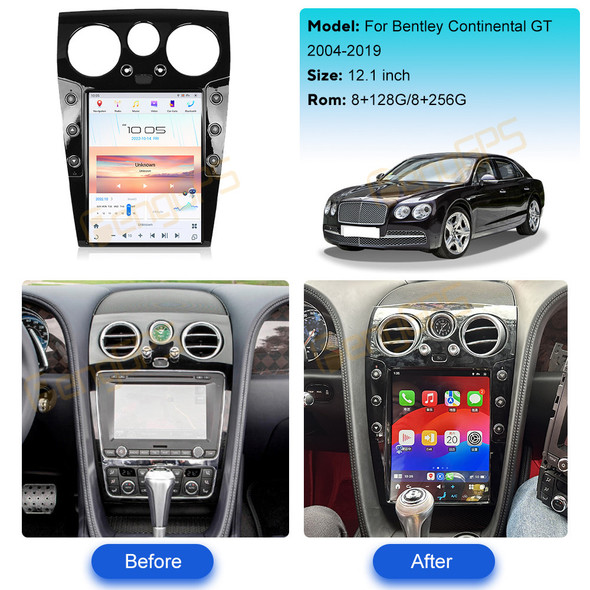 Android 11 For Benely Continental GT 2004-2019 Intelligent System Car Radio Navigation GPS Multimedia Player Carplay Auto WIFI