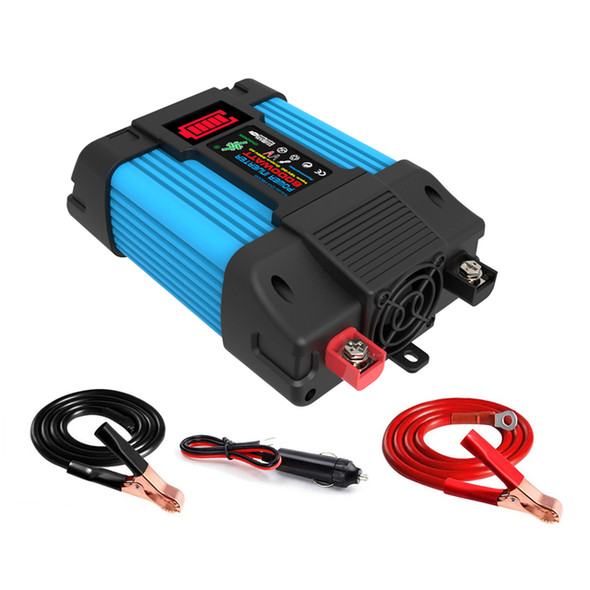 Transformer Converter Battery Capacity Display Car Inverter Converter Multiple Protection for Car Household Electric Appliances