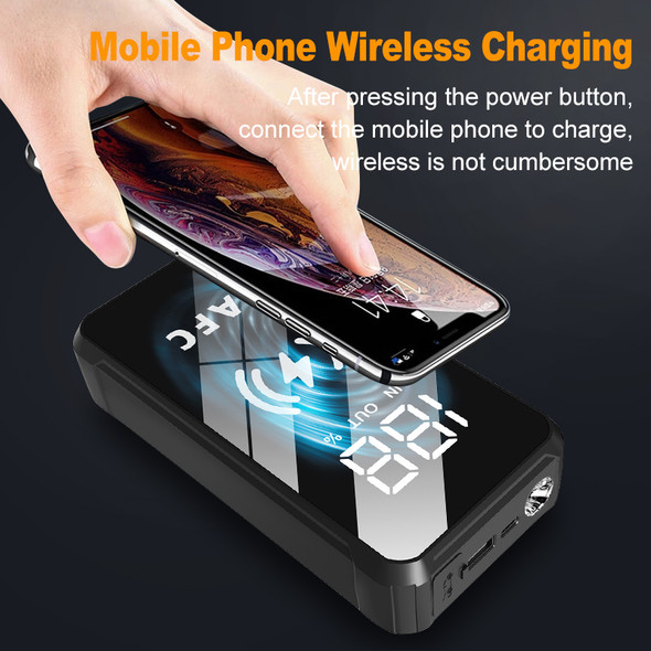 Jump Starter 2000A Car Electrical Appliances 12V Automotive Battery Charger Portable Battery Starter Car Jump Starter Device