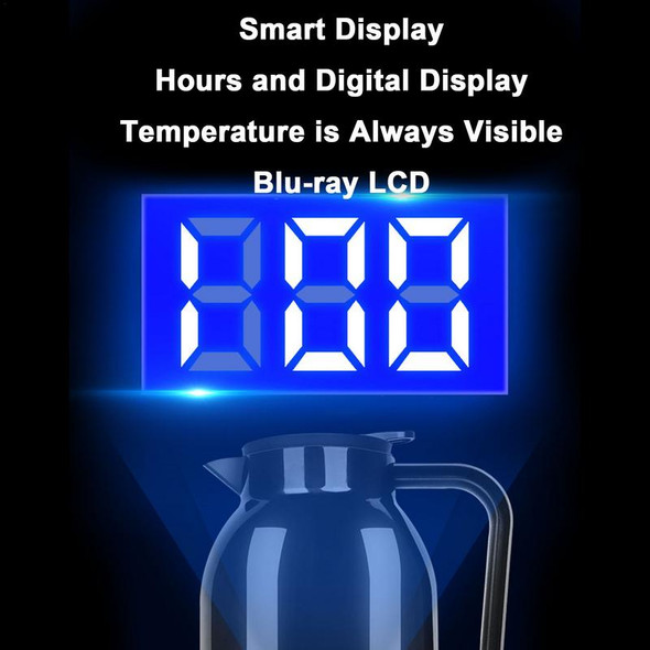 12V Thermos Bottle Heater 1150ml Digiital Thermal Bottle Thermos For Hot Coffee Thermal Heated Camping Car Electrical Appliances