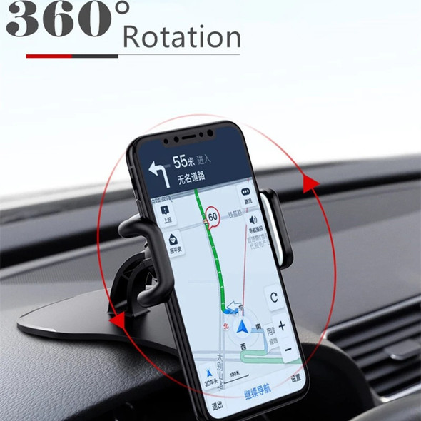 Car Mobile Phone Holder Easy Clip Mount Stand Panel Multi-Functional Universal Dashboard GPS Navigation Bracket Holder