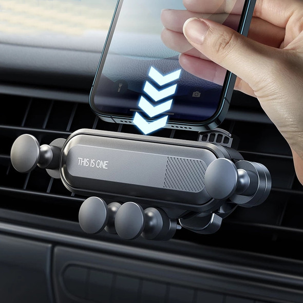 Gravity Car Phone Holder Air Vent Clip Mount Mobile Cell Phone Stand In Car GPS Support For iPhone 13 12 Pro Xiaomi Samsung