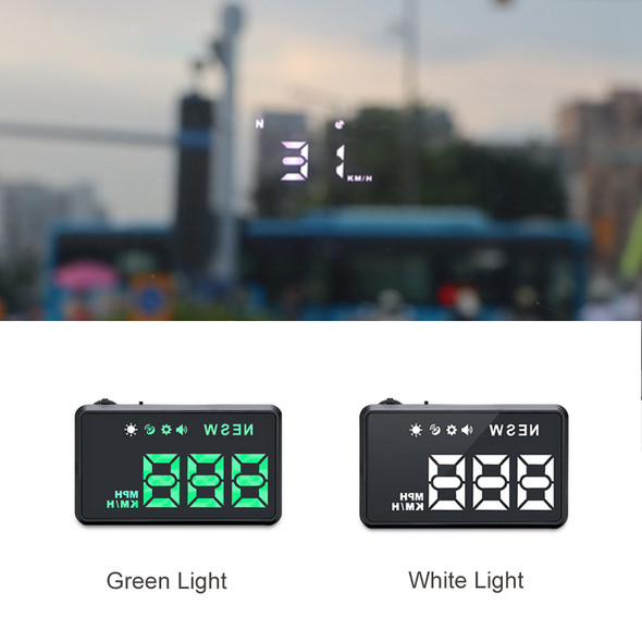 H1 HUD Head-up Display Car GPS Digital Speedometer USB Windshield Projector Universal Speed Meter for Auto Car Electronic Device