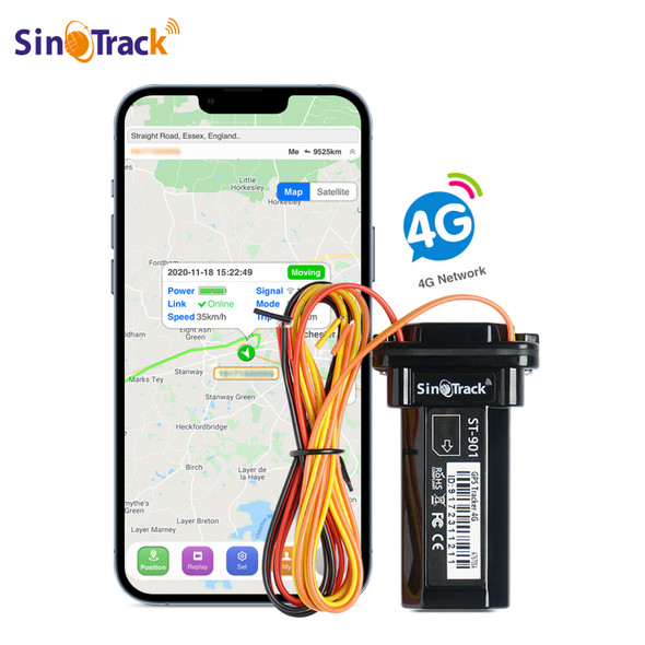 4G Mini Tracker ST-901L Waterproof Builtin Battery GPS for Car vehicle gps device motorcycle with online tracking software