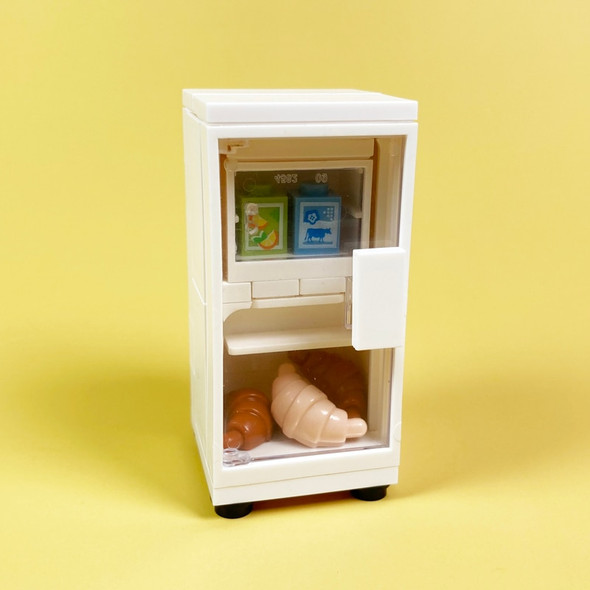 MOC small particle building blocks Minifigure home decoration Small scene Bathtub Wardrobe Refrigerator Toilet Washing machine