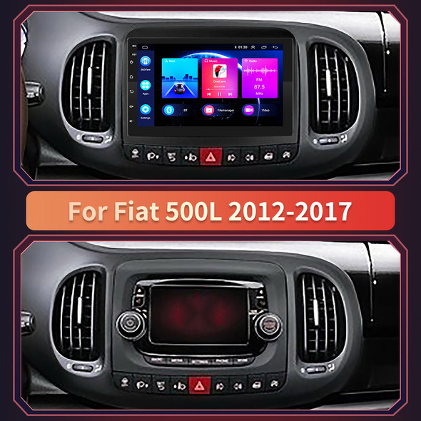 4G DSP 8G+128G Android 11 For Fiat 500L 2012 2013 2014-2018 Car Radio Bluetooth Multimedia Video Player GPS 2 Din Carplay Auto