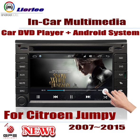 Car DVD Player For Citroen Jumpy 2007-2015 Accessories IPS LCD Screen GPS Navigation Android System Radio Audio Video Stereo