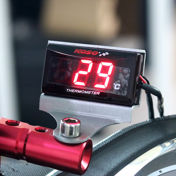 Universal Motorcycle Water Temperature Meter LCD Display Digital Hygrometer Instrument Thermometer Sensor Motorbike Modification