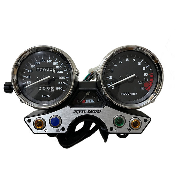 Motorcycle Gauges Cluster Speedometer Tachometer Instrument Assembly For YAMAHA XJR 1200 1989-1997 260km