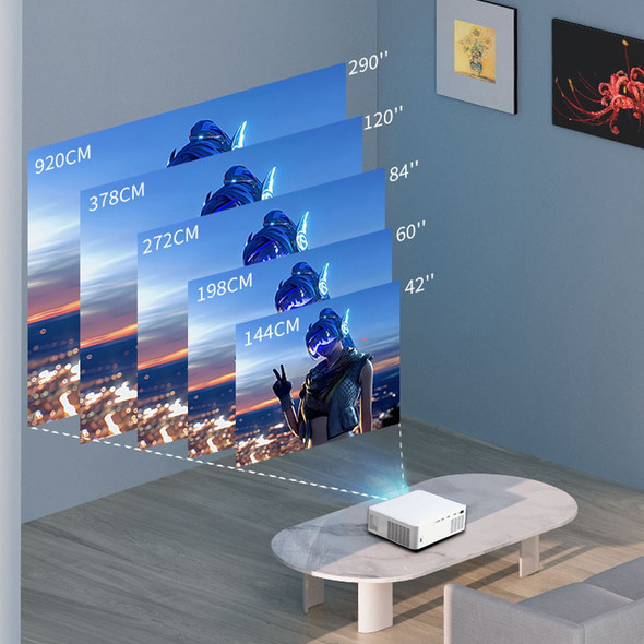ZAOLIGHTEC P1 Projector Full HD Native LED Home Theater Outdoor