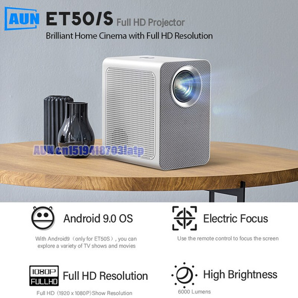 Aun Et50s Mini Projector Android Full Hd 1080p | Data Show Projector