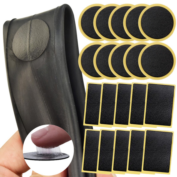 Bicycle Tire Repair Patch Glue-Free Adhesive Quick Repairing Tyre Protection Patch for Mountain Road Bike Inner Tyre Repair Pads