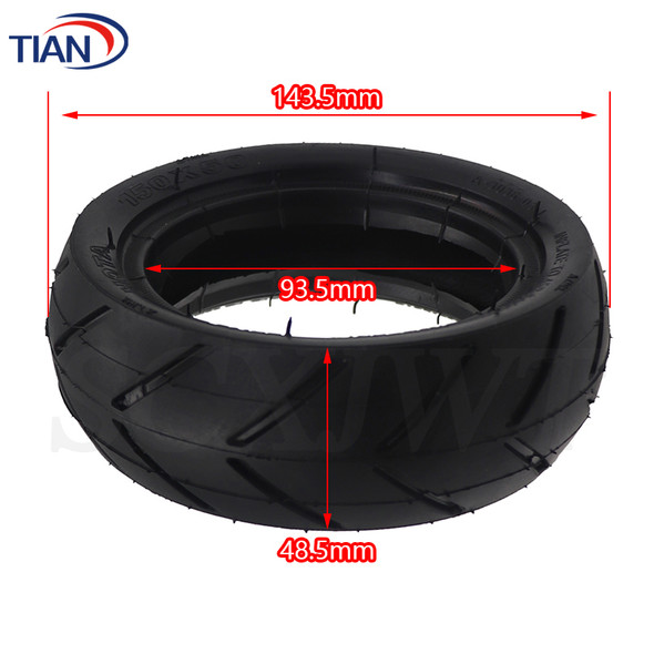 HOTA 6 Inch 150x50 Scooter Outer Tire Inner Tube 6x2 for Electric Scooter F0 Wheel Chair Truck Pneumatic Tyres