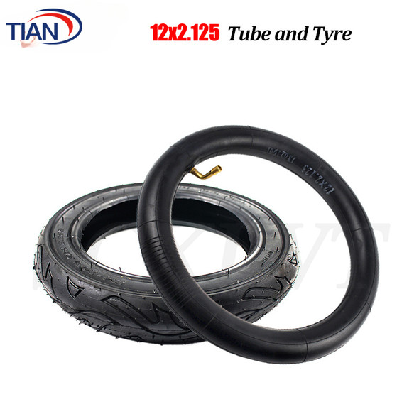 12x2.125 (64-203) Tire 12" Bike Bicycle Scooter Stroller Tyres Inner Tube 12*2.125 E-Bike Electric Scooter Wheel Tire