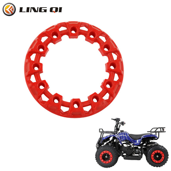 LING QI 10 Inch Wheel Trim Hub Protection Decor Rim Cap Dune Buggy Plastic Cover Tires For Four Wheeled Vehicle ATV Dune Buggy