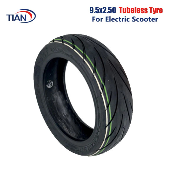 9.5 Inch Vacuum Tyre CST 9.5x2.50 Tubeless Tire for Xiaomi M365/1S Series Niu Electric Scooter, KQi3 PRO Wheel Parts