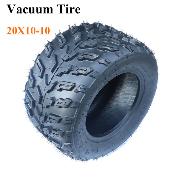 10 Inch Vacuum Tire 20X10-10 Outer Tyre 4PR for Four-wheeled Beach Car GOKART KARTING ATV UTV Buggy Off Road