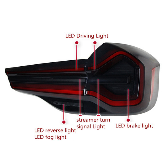 Taillights For BMW X3 LED Rear 2018-2022 IX3 G01 G08 Tail Lamp Car Styling DRL Dynamic Turn Signal Reverse Auto Accessories