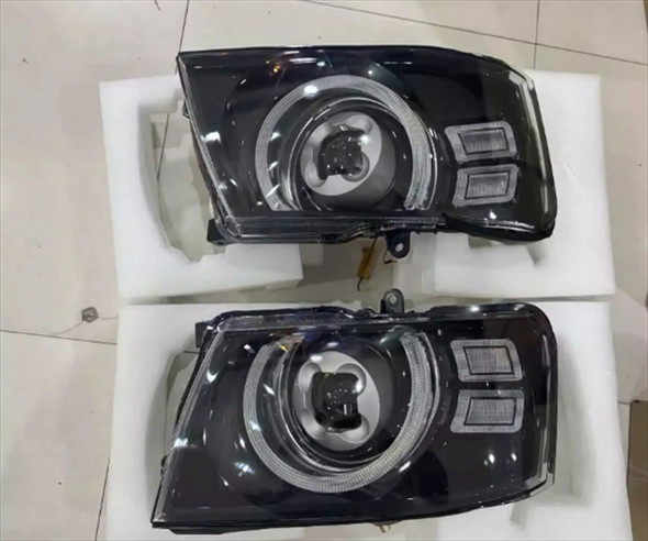 Car Front Headlight Headlamp for Nissan patrol Y61 LED DRL Daytime Running Light High low beam Turn signal