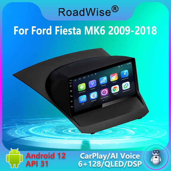 Android Auto Radio Carplay For Ford Fiesta Mk6 2009 2010 2011 2012 -