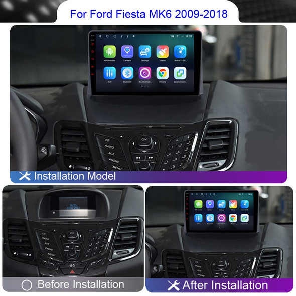 Android Auto Radio Carplay For Ford Fiesta Mk6 2009 2010 2011 2012 -