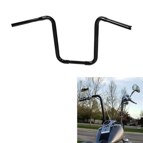 15" Rise 1-1/4" Ape Hanger Handlebar For Harley Big Twin Dyna Fat Bob FXDF FLST FXST Sportster XL883 Motorcycle Accessories