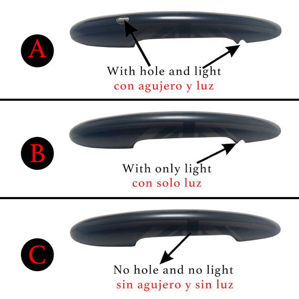 Gloss Black Door Handle Cover Sticker Trim For MINI One Cooper S JCW F56 F57 Car-Styling Exterior Parts Accessories 2PCS In Set