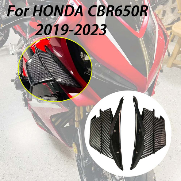 CBR650R Wing For HONDA CBR 650R 2019 2020 2021 2022 2023 Body Side Ornamental Winglets Frame Spoiler Fairing Aerodynamic Wing CBR650R Wing For HONDA CBR 650R 2019 2020 2021 2022 2023 Body Side Ornamental Winglets Frame Spoiler Fairing Aerodynamic Wing