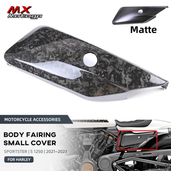 For Harley Sportster S 1250 RH1250 2021 2022 2023 Body Frame Small Cover Fairing Carbon Fiber Protector Panel Motorcycle Parts