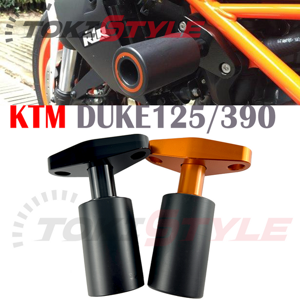 Fits For KTM DUKE 200/125/390 2012-2020 Motorcycle CNC Rod Anti-drop Plastic Body Anti-drop Frame Sliders Anti-fall Protection
