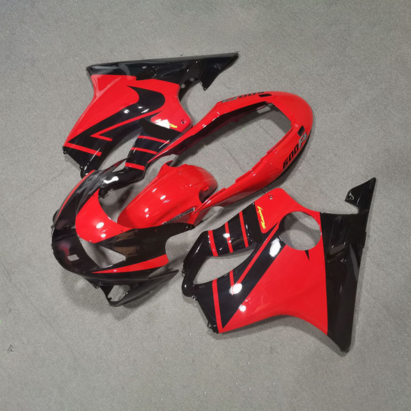 Injection ABS Fairings for honda cbr 600 f4 1999 2000 red black fairing kit CBR600 F4 99 00 plastic body frame yhn32