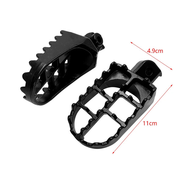 Foot Pegs Footpeg Foot Pegs Pedals for Yamaha PW50 PW80 TTR 50 90 Honda CRF XR 50 70 80 100 150 TW200 Kawasaki KLR650 KLX110