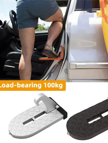 Auto assist pedal Door Car Roof Rack Step Universal Latch Hook Auxiliary Walking Car Foot Pedal Aluminium Alloy Safety Hammer