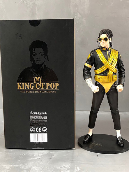 michael jackson mj super bowl limited original box 1/6 scale pvc figurine toy suitable for collectibles