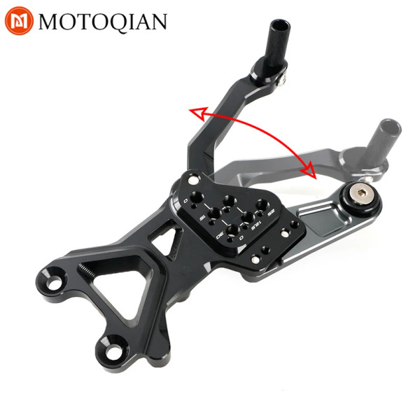 Adjustable Footrests Foot Pedal Peg For BMW S1000RR S1000 RR 2019 2020 CNC Aluminum Motorcycle Rear Sets Foot Rest Pegs S1000RR