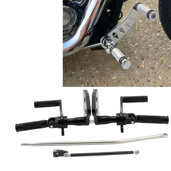 For Harley Dyna Models Street Bob Low Rider Super Glide Motorcycle Forward Controls Foot Pegs Kit Footrest Pedals Pad