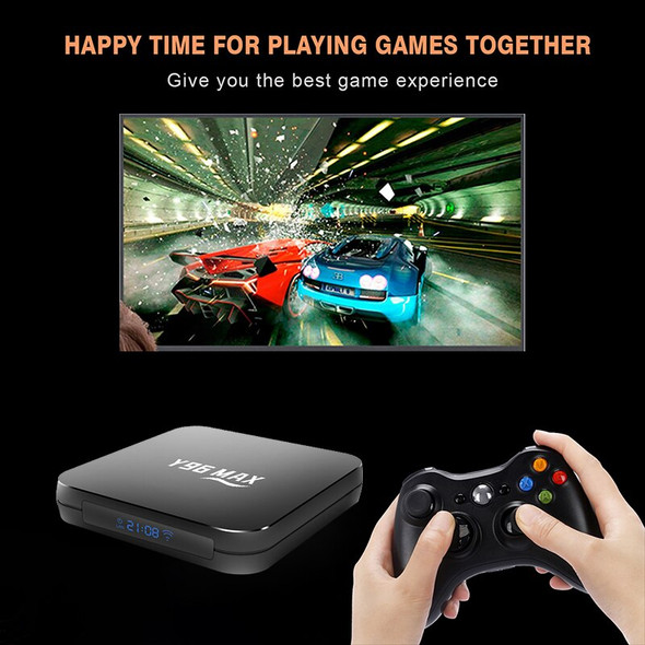 Y96 MAX RK3318 Smart TV Box Android 12 4G 64GB 32G 4K Dual Wifi BT