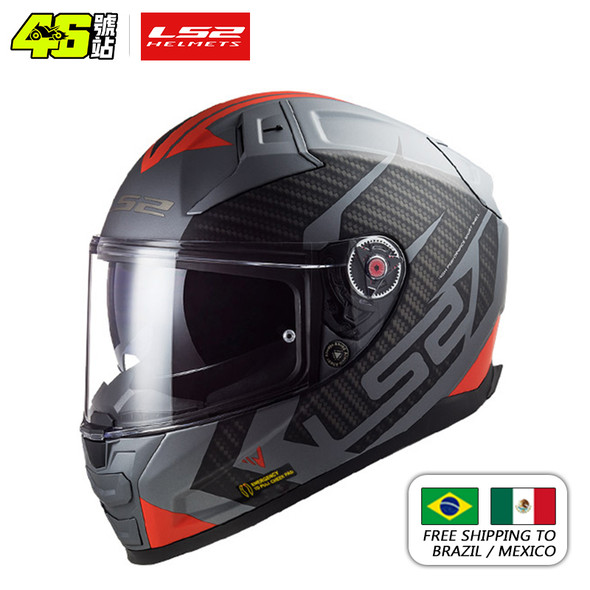 LS2 helmet original FF811 VECTOR Ⅱ 6K Carbon Fiber Helmet Full Face Motorcycle Dual Lens Racing Helmet Capacete Cascos para Moto