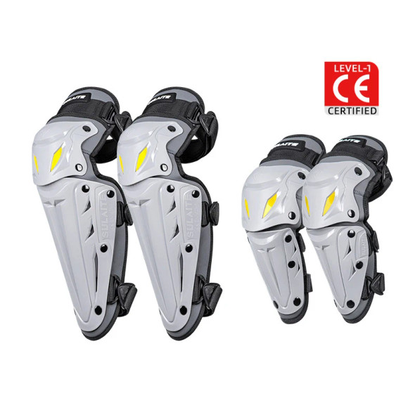 SULAITE Motorcycle Thickened Knee Pads Protective Gear Equipment Motocross Protection Riding Elbow Guard Knee Pad Protector Kit SULAITE Motorcycle Thickened Knee Pads Protective Gear Equipment Motocross Protection Riding Elbow Guard Knee Pad Protector Kit