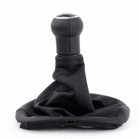 New 5 Speed Gear Shift Knob Gaitor Boot Black PU Leather for VW Passat B5 Volkswagen