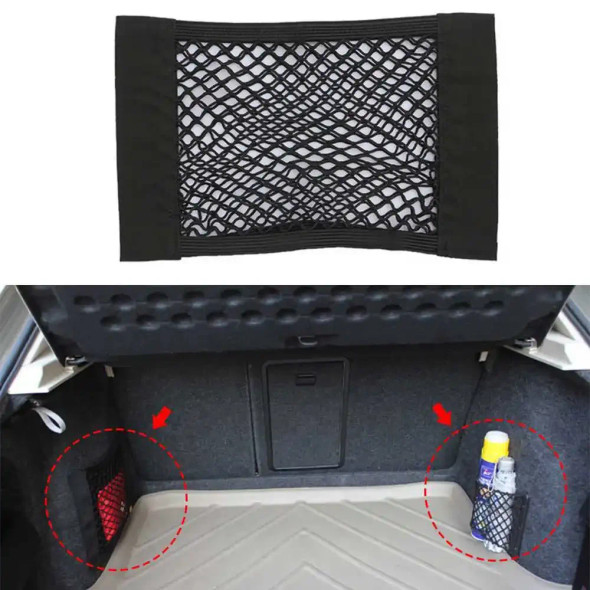 For Volkswagen VW Passat B6 B7 B8 Golf 6 Golf 7 MK6 MK7 POLO Jetta MK6 MK7 Car Boot Trunk Seat Back Elastic Storage Net