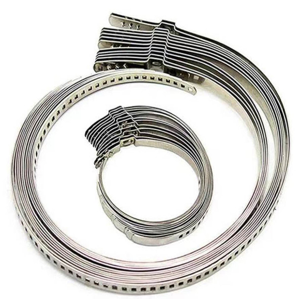 5/10/20Pcs Universal Stainless Steel Axle CV Joint Boot Crimp Clamp Kit Driveshaft CV Boot Clamp 20- 50mm 50- 120mm Adjustable